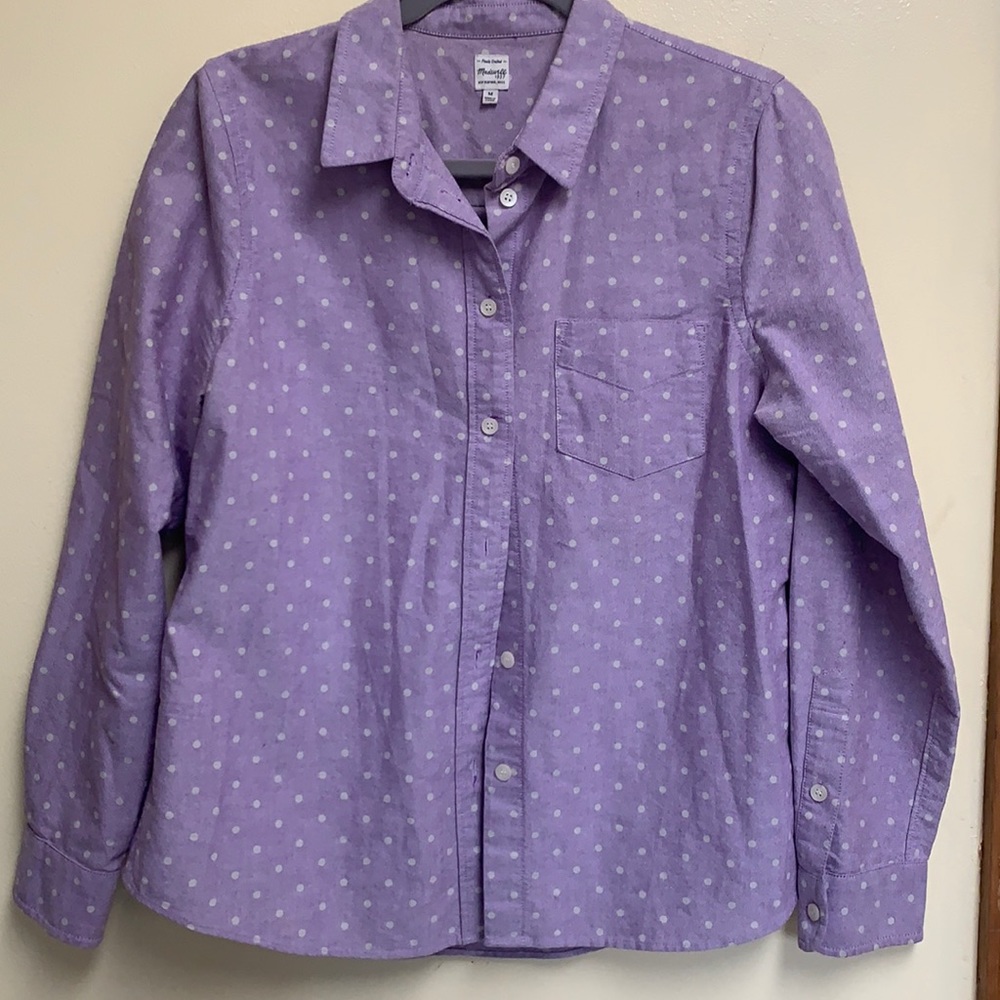 Madewell Polka Dot Button Down - image 1